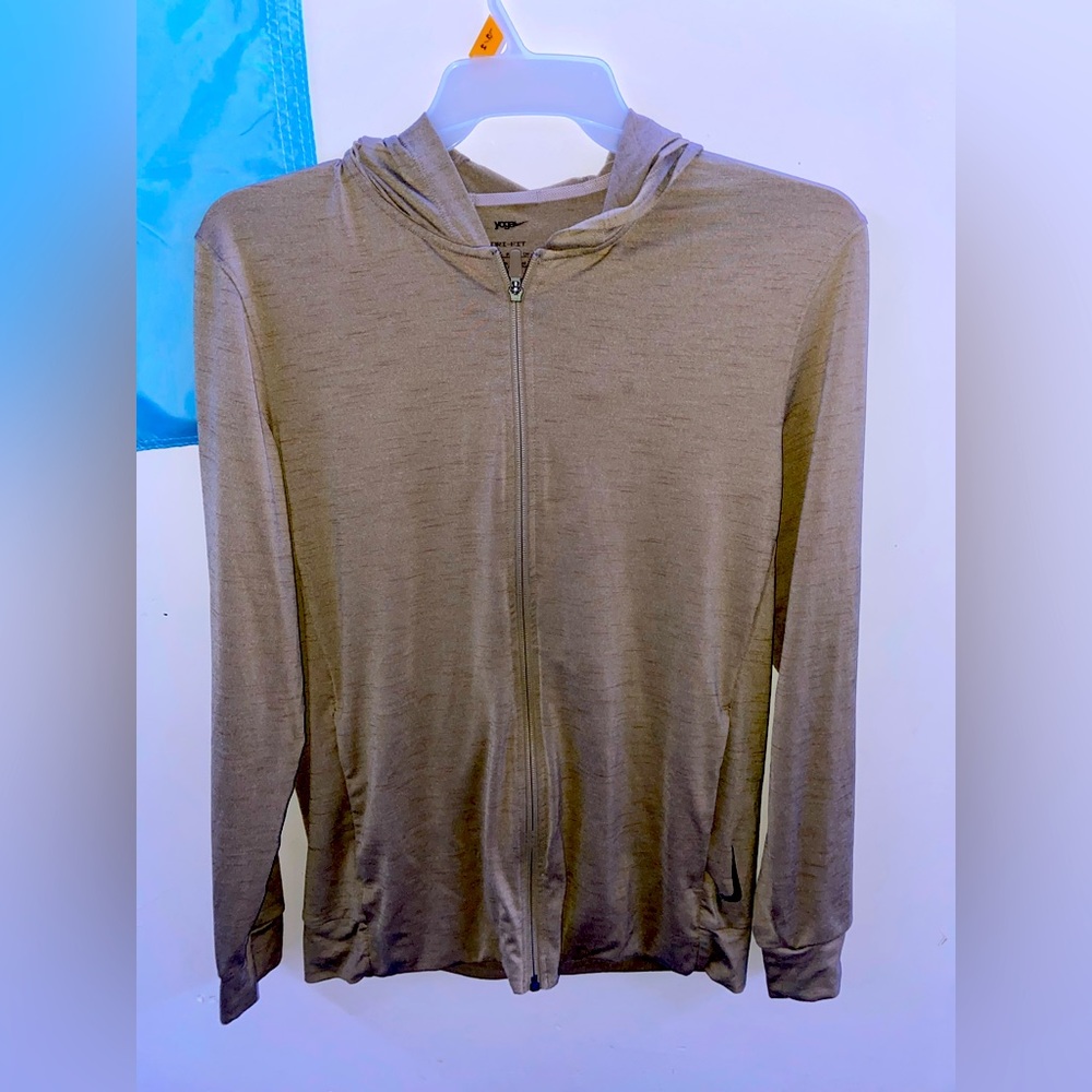 Nike yoga zip up size S